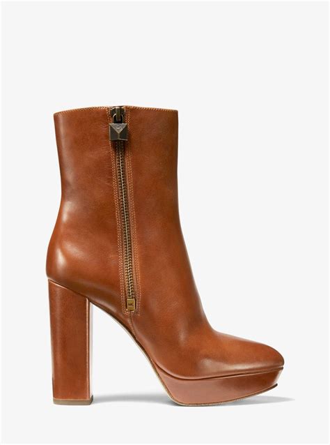 michael kors frenchie leather platform boot|Amazon.com: Michael Kors Frenchie Bootie.